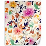 Abstract Floral Background Canvas 16  x 20 