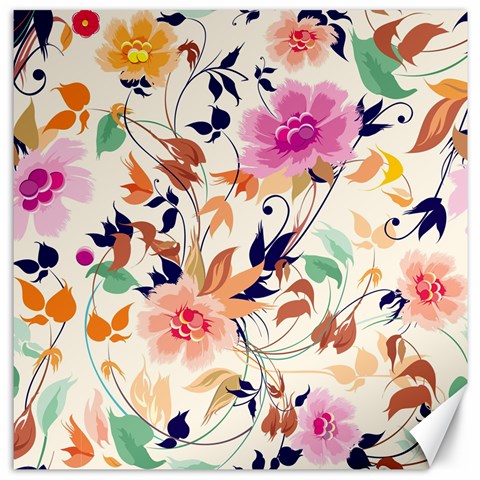 Abstract Floral Background Canvas 20  x 20  from ArtsNow.com 19 x19.27  Canvas - 1