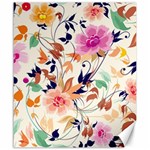 Abstract Floral Background Canvas 20  x 24 