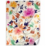 Abstract Floral Background Canvas 36  x 48 