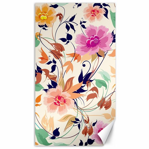 Abstract Floral Background Canvas 40  x 72  from ArtsNow.com 39.28 x69.23  Canvas - 1