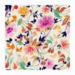 Abstract Floral Background Medium Glasses Cloth (2 Sides)