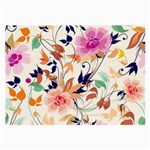 Abstract Floral Background Large Glasses Cloth