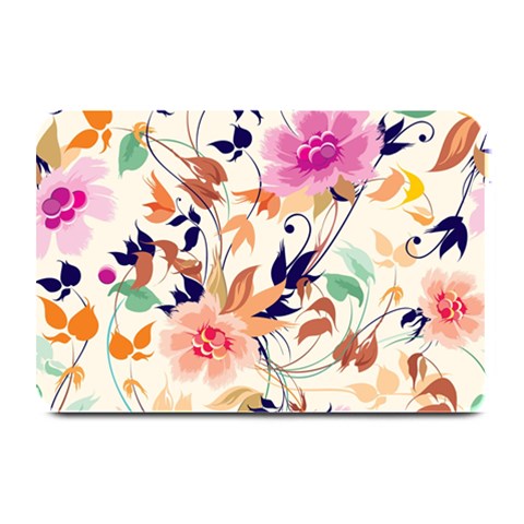 Abstract Floral Background Plate Mats from ArtsNow.com 18 x12  Plate Mat