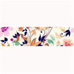 Abstract Floral Background Large Bar Mat