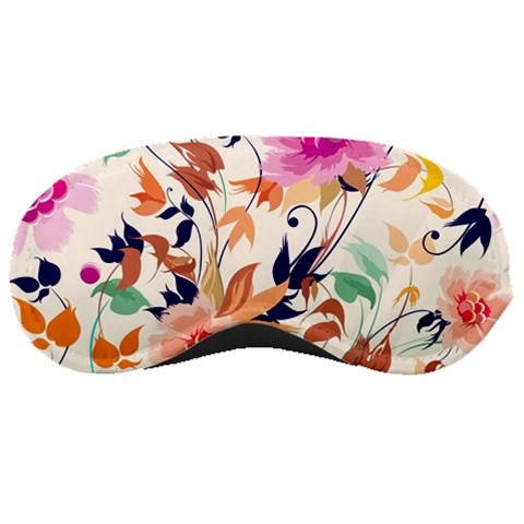 Abstract Floral Background Sleep Mask from ArtsNow.com Front