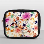 Abstract Floral Background Mini Toiletries Bag (One Side)