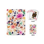 Abstract Floral Background Playing Cards Single Design (Mini)