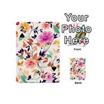 Abstract Floral Background Playing Cards 54 Designs (Mini)