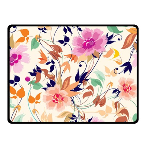 Abstract Floral Background Two Sides Fleece Blanket (Small) from ArtsNow.com 45 x34  Blanket Front