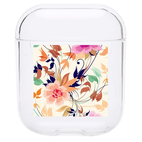 Abstract Floral Background Hard PC AirPods 1/2 Case from ArtsNow.com Front