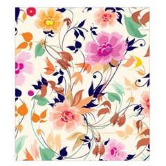 Abstract Floral Background Duvet Cover Double Side (King Size) from ArtsNow.com Back