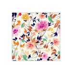 Abstract Floral Background Satin Bandana Scarf 22  x 22 