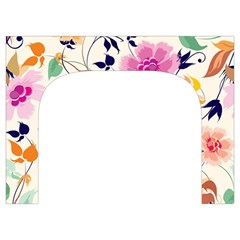 Abstract Floral Background Toiletries Pouch from ArtsNow.com Front