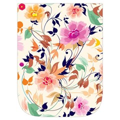 Abstract Floral Background Waist Pouch (Small) from ArtsNow.com Front Pocket