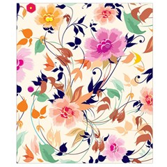 Abstract Floral Background Waist Pouch (Small) from ArtsNow.com Back Strap