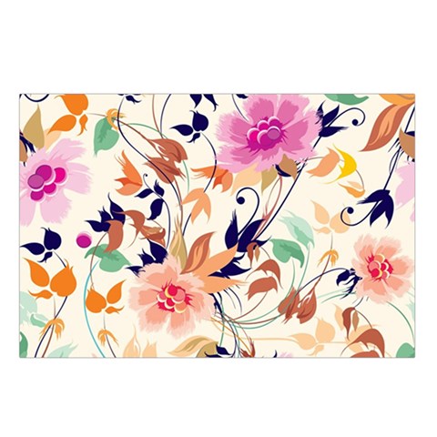 Abstract Floral Background Waist Pouch (Small) from ArtsNow.com Loop