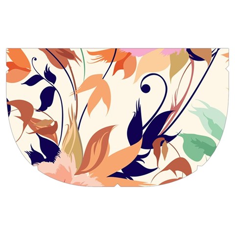 Abstract Floral Background Make Up Case (Medium) from ArtsNow.com Side Right