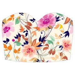 Abstract Floral Background Knee Front Top