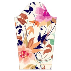 Abstract Floral Background Kids  Long Sleeve Velvet Lounge Robe from ArtsNow.com Sleeve Right