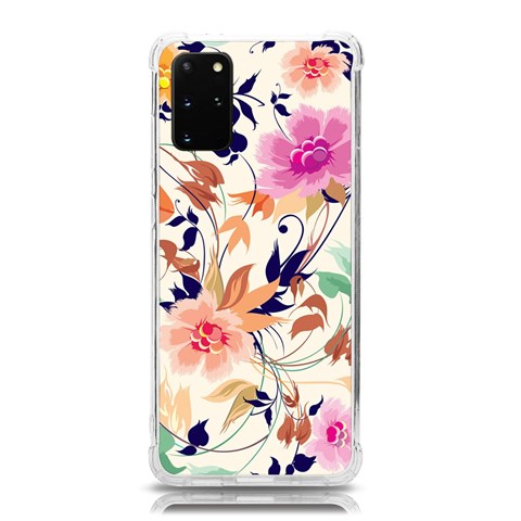 Abstract Floral Background Samsung Galaxy S20 Plus 6.7 Inch TPU UV Case from ArtsNow.com Front