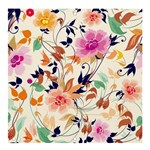 Abstract Floral Background Banner and Sign 4  x 4 