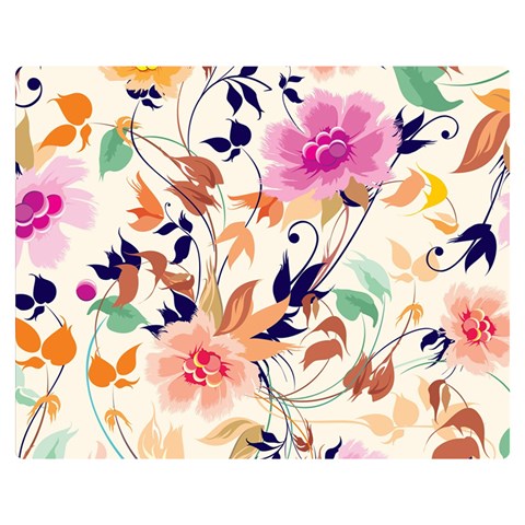 Abstract Floral Background Premium Plush Fleece Blanket (Medium) from ArtsNow.com 60 x50  Blanket Front