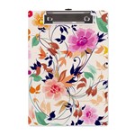 Abstract Floral Background A5 Acrylic Clipboard