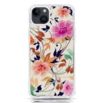 Abstract Floral Background iPhone 14 Plus TPU UV Print Case