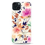 Abstract Floral Background iPhone 15 TPU UV Print Case