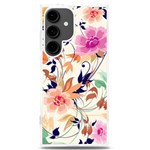 Abstract Floral Background Samsung Galaxy S24 Plus 6.7 Inch TPU UV Case