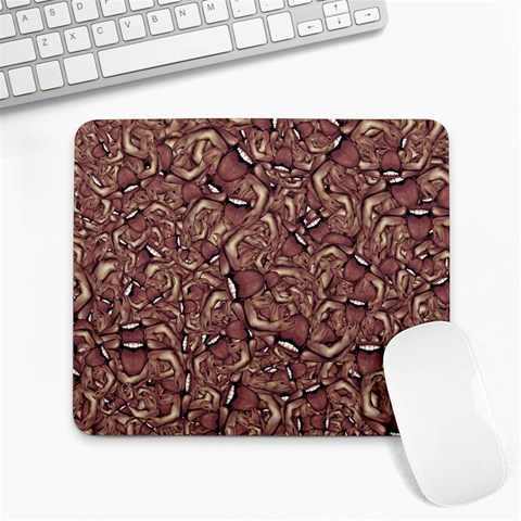 Human Spider Mutant Creatures Motif Random Pattern Large Mousepad from ArtsNow.com Front