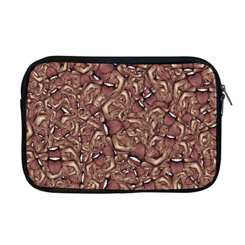 Human Spider Mutant Creatures Motif Random Pattern Apple MacBook Pro 17  Zipper Case from ArtsNow.com Front