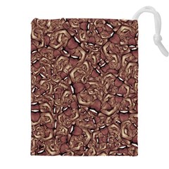 Human Spider Mutant Creatures Motif Random Pattern Drawstring Pouch (4XL) from ArtsNow.com Front