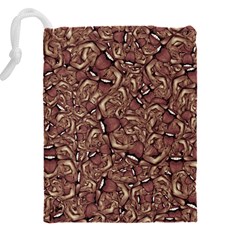 Human Spider Mutant Creatures Motif Random Pattern Drawstring Pouch (4XL) from ArtsNow.com Back