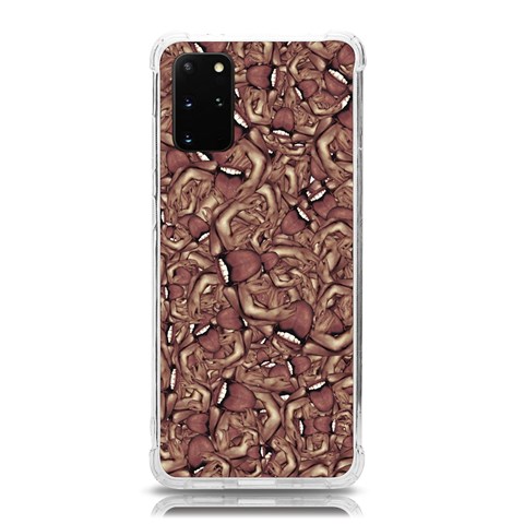 Human Spider Mutant Creatures Motif Random Pattern Samsung Galaxy S20 Plus 6.7 Inch TPU UV Case from ArtsNow.com Front