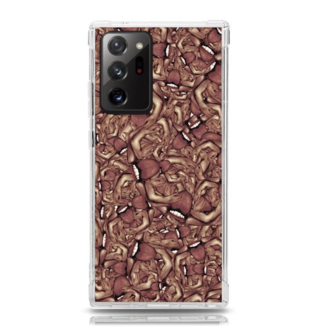 Human Spider Mutant Creatures Motif Random Pattern Samsung Galaxy Note 20 Ultra TPU UV Case from ArtsNow.com Front