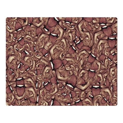 Human Spider Mutant Creatures Motif Random Pattern Premium Plush Fleece Blanket (Large) from ArtsNow.com 80 x60  Blanket Front