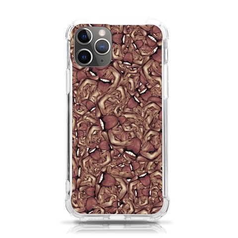 Human Spider Mutant Creatures Motif Random Pattern iPhone 11 Pro 5.8 Inch TPU UV Print Case from ArtsNow.com Front