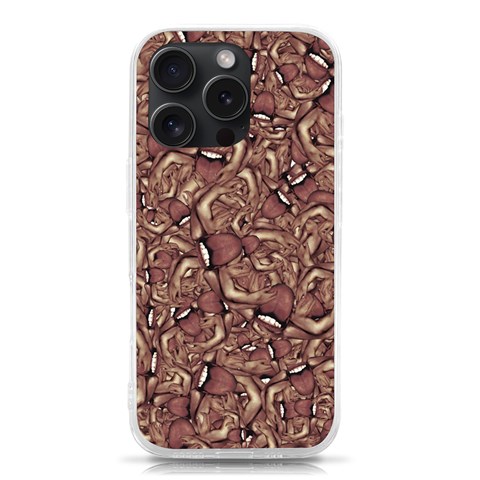 Human Spider Mutant Creatures Motif Random Pattern iPhone 15 Pro TPU UV Print Case from ArtsNow.com Front