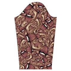 Human Spider Mutant Creatures Motif Random Pattern Kids  Long Sleeve Velvet Lounge Robe from ArtsNow.com Sleeve Right