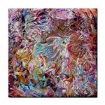 Abstract waves Tile Coaster