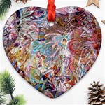 Abstract waves Ornament (Heart)