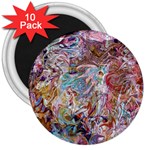 Abstract waves 3  Magnets (10 pack) 