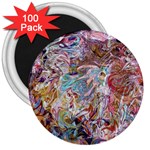 Abstract waves 3  Magnets (100 pack)