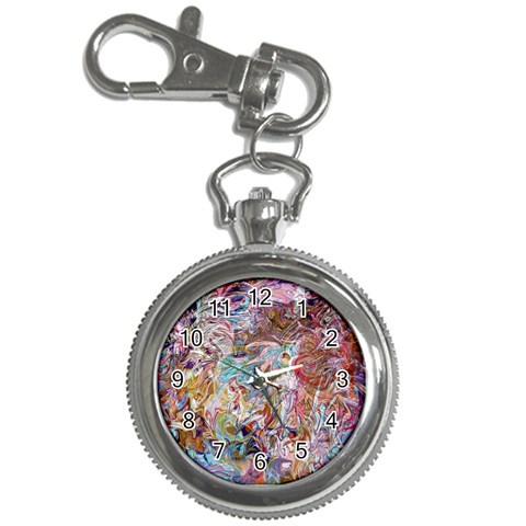 Abstract waves Key Chain Watches from ArtsNow.com Front