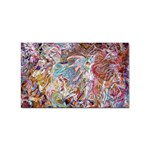 Abstract waves Sticker (Rectangular)