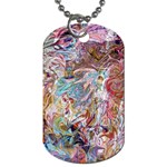 Abstract waves Dog Tag (One Side)