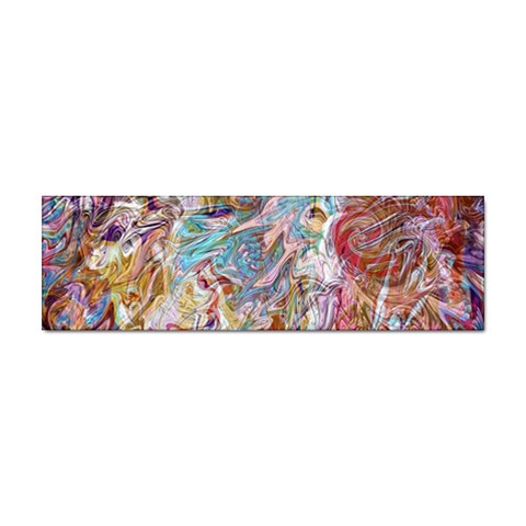 Abstract waves Sticker Bumper (10 pack) from ArtsNow.com Front