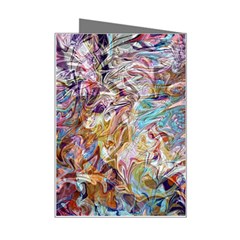 Abstract waves Mini Greeting Card from ArtsNow.com Right